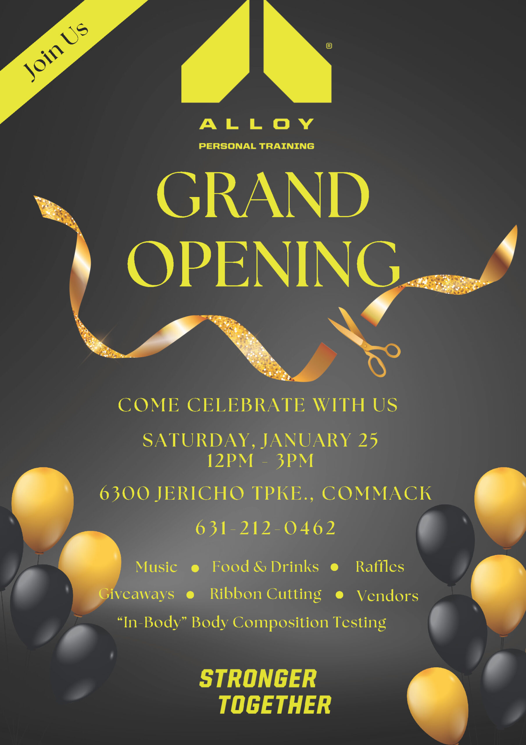 EVENT | Join Us! Grand Opening - Ribbon Cutting - ALLOY Personal ...